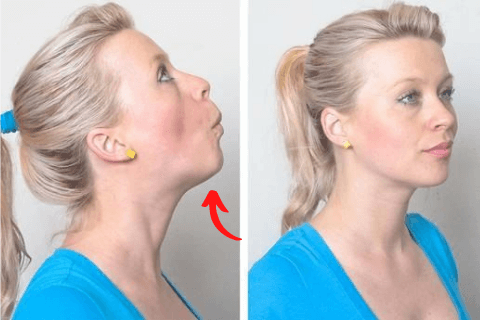 Lip Pull - facial yoga
