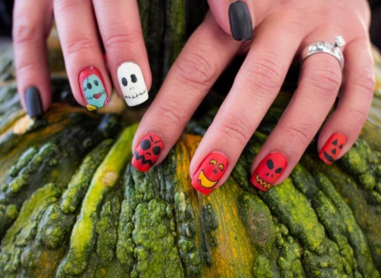 nail art for halloween