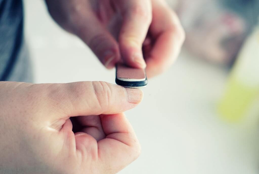 Remove any leftover fragments with a soft cloth