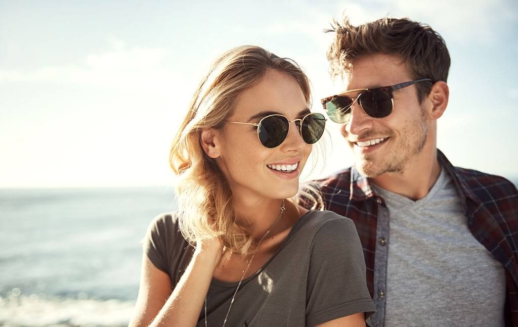wear sunglasses to be more charming and attractive