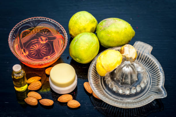 Almond Oil and Lemon Juice