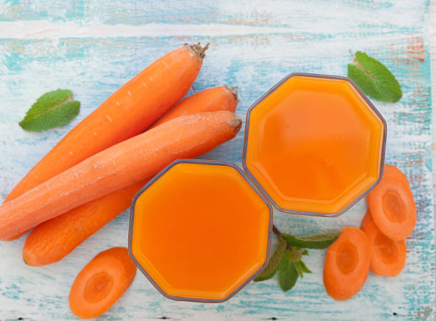 Carrot Juices and vegetables 