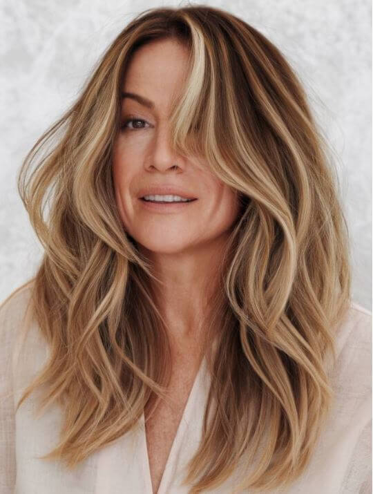 honey blonde balayage