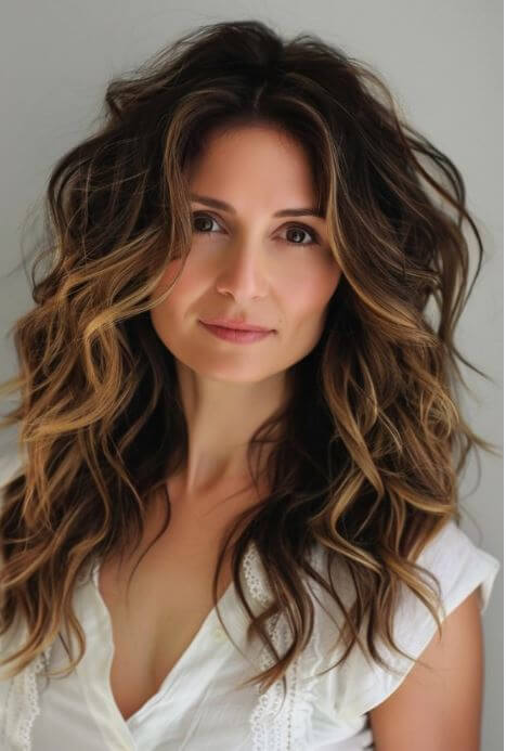 layer of mocha and caramel