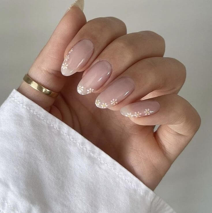 pearl adorned nails