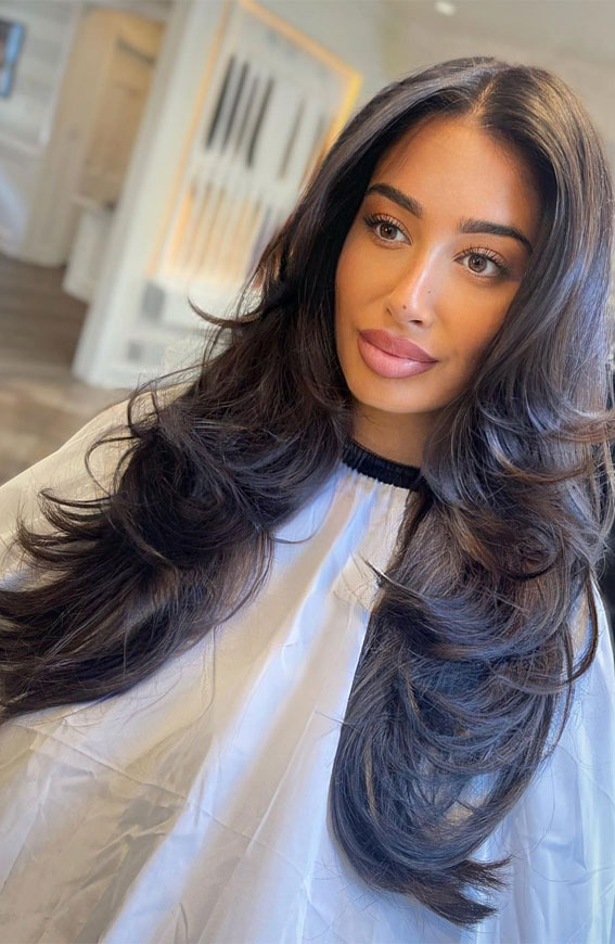 Butterfly Cut for Long Fine Hair