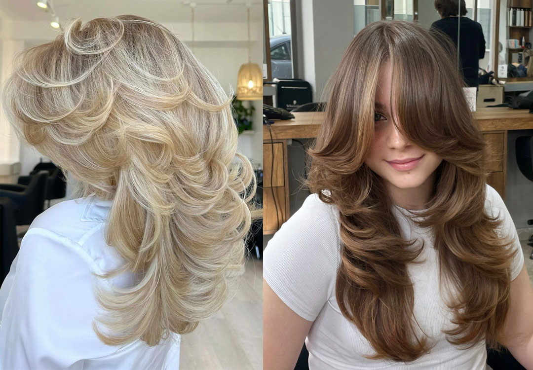 Edgy Butterfly Layers with Chunky Highlights