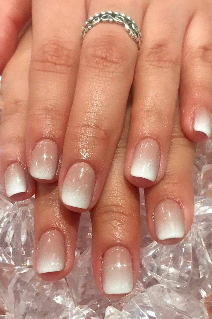 French Fade nails