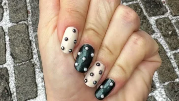 Mix and Match Polka Dot nails