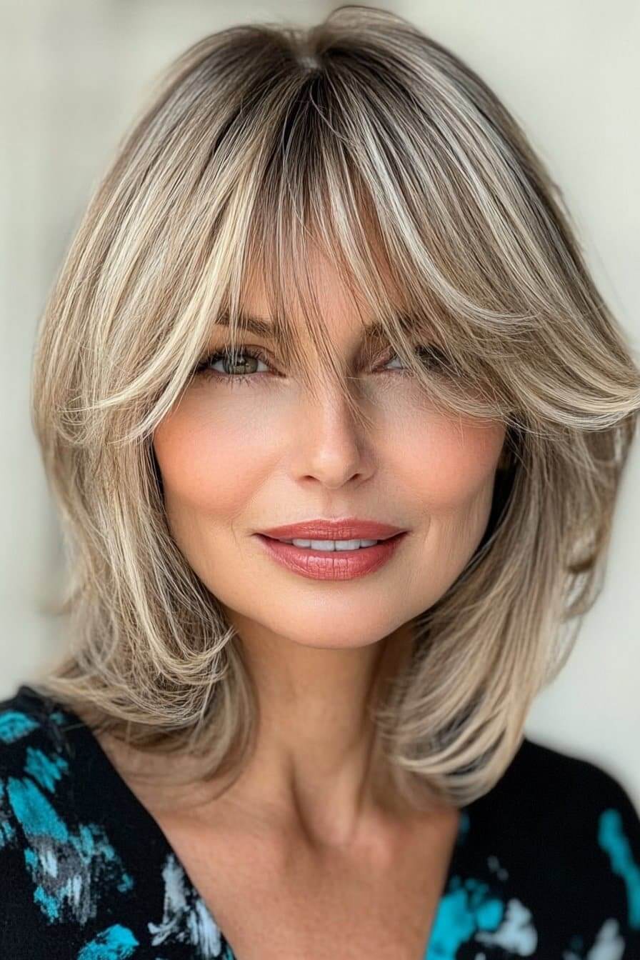 Soft Layered Crop with Crown Lift