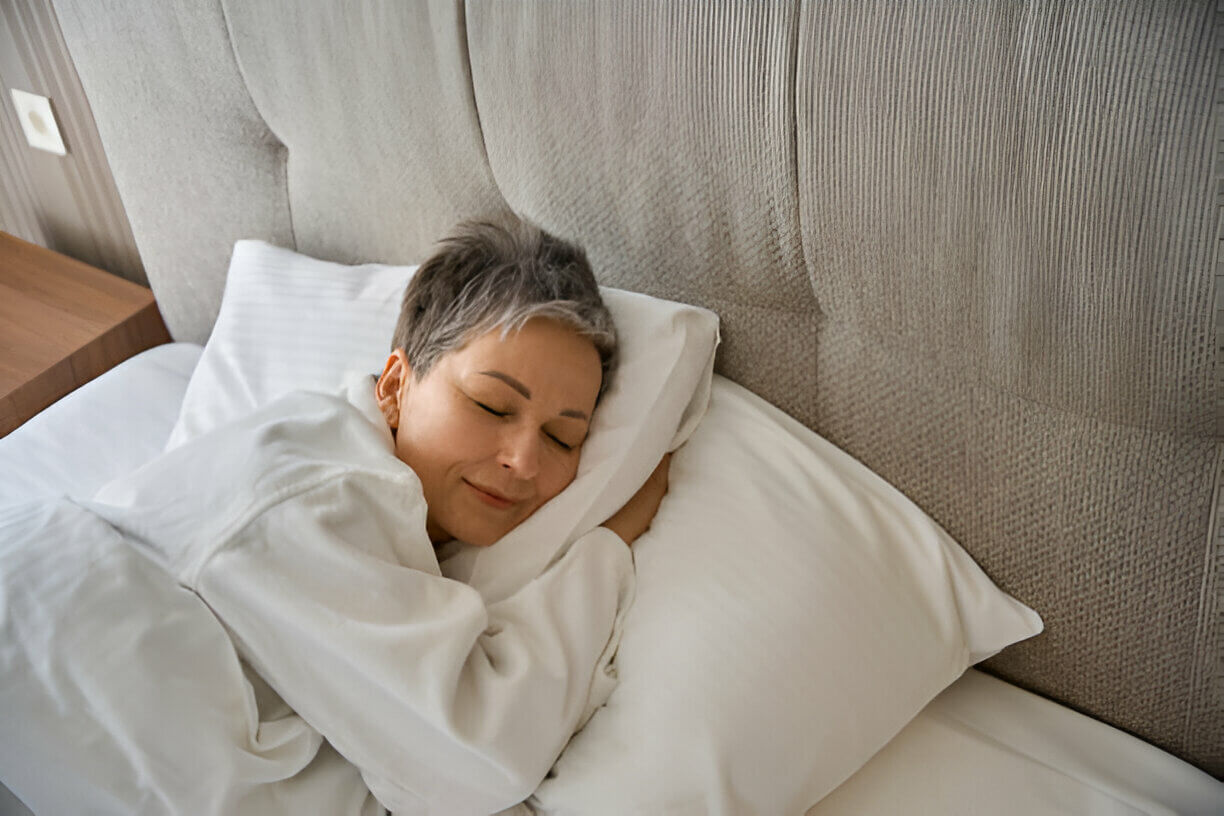 sleeping woman over 50