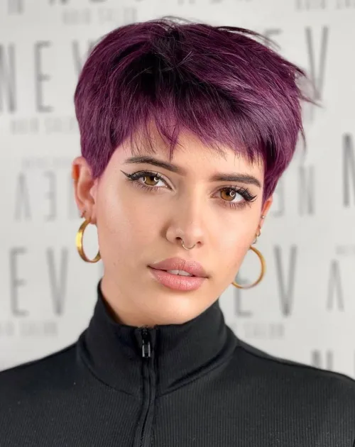 Bold Colored Pixie
