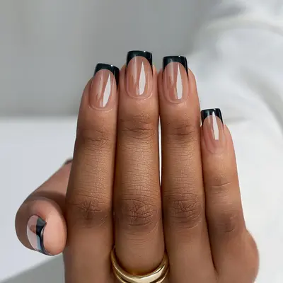 Chrome French Tips