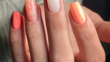 best coral nail ideas