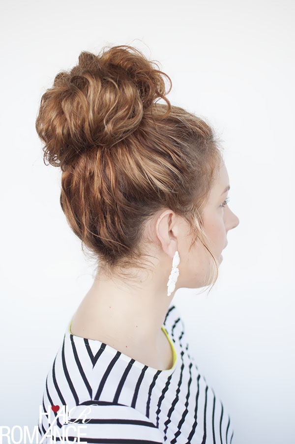 Curly Top Knot