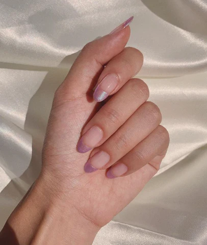 Holographic French Tips