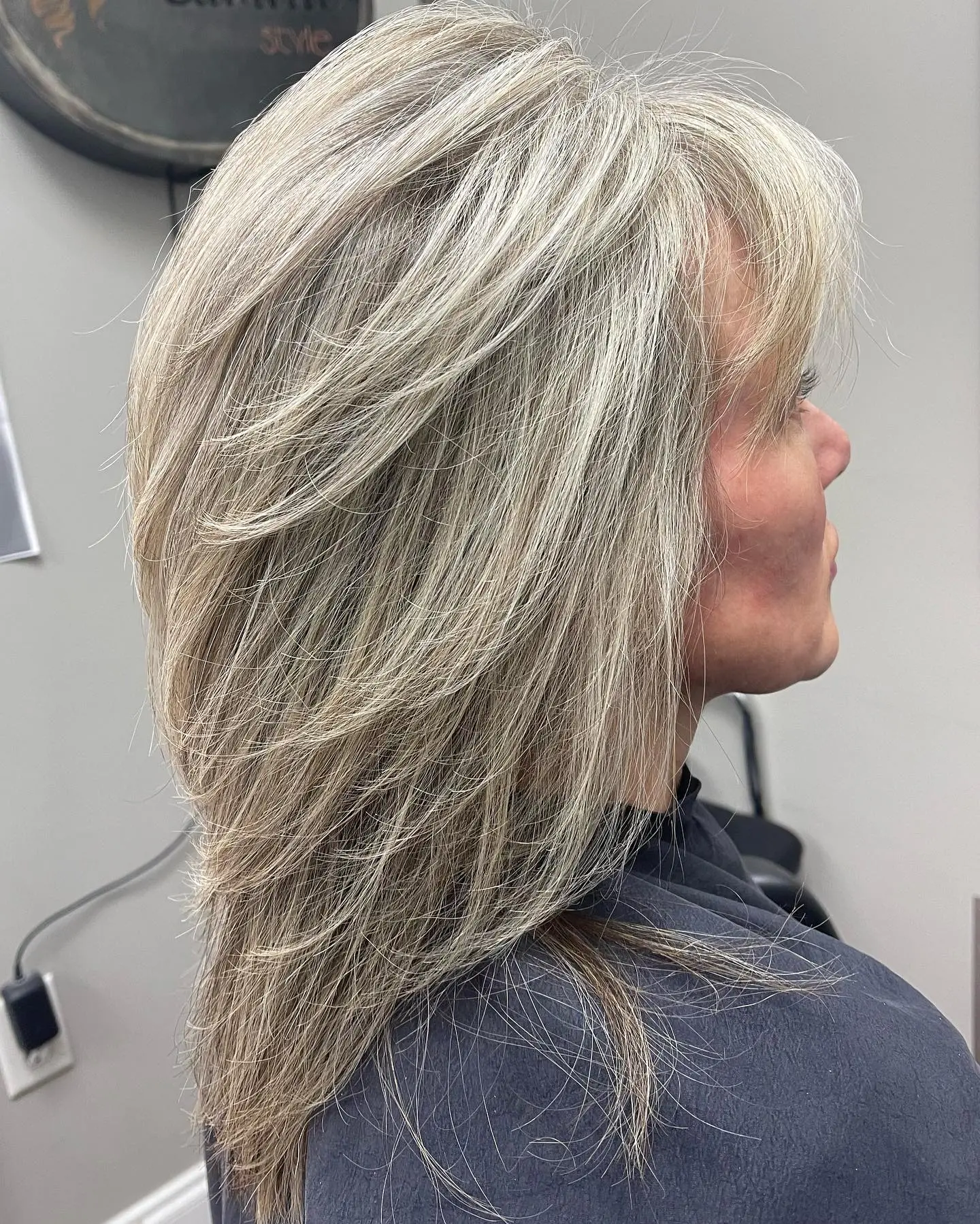 Long Hair with Feathered Layers