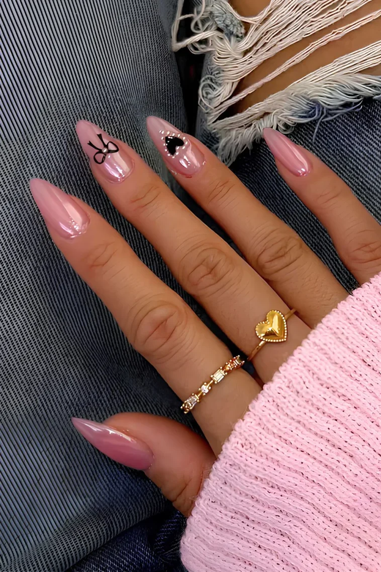 Pink Ombre Nails