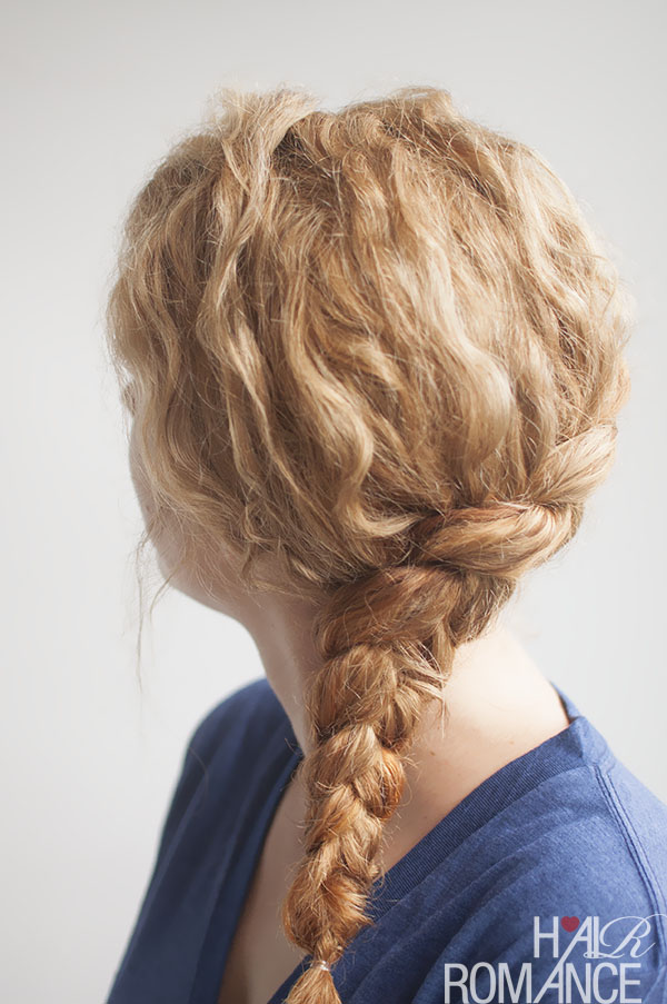 Side Braid with Loose Curls