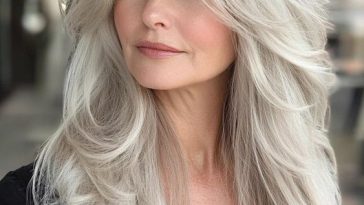 Long Hairstyles for women over 50