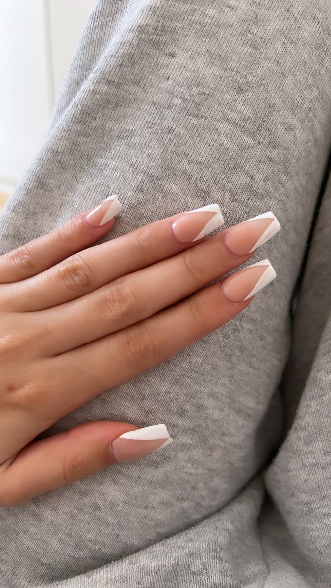 V-Shaped French Tips