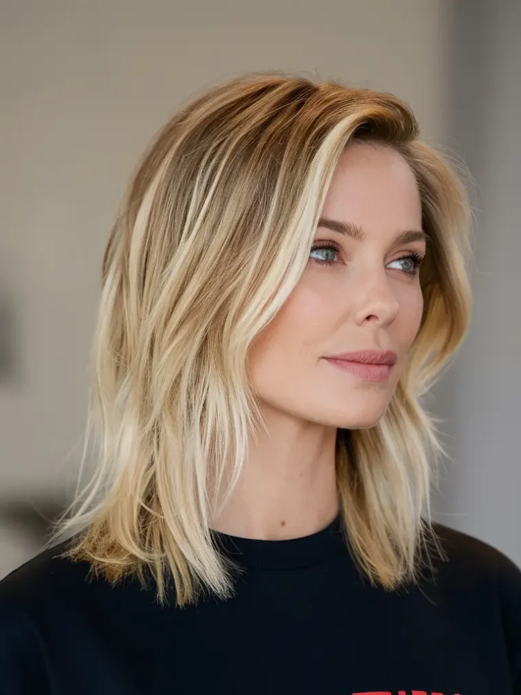 medium length haircuts with layers