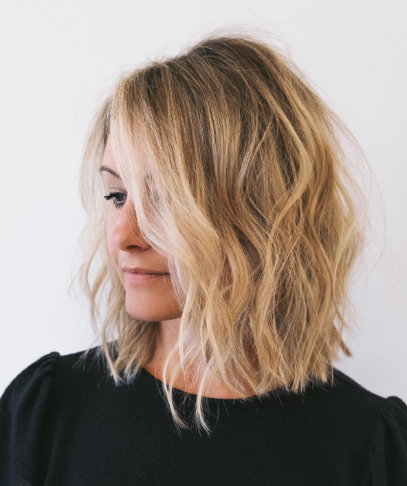 Layered Lob (Long Bob)