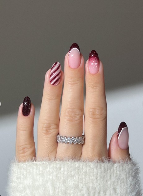 Ombre Christmas Colors