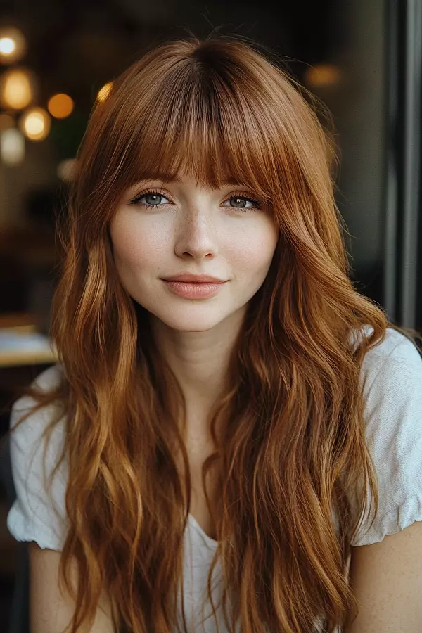 Curtain Bangs Bob Hair