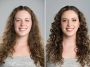 curly hair before-after