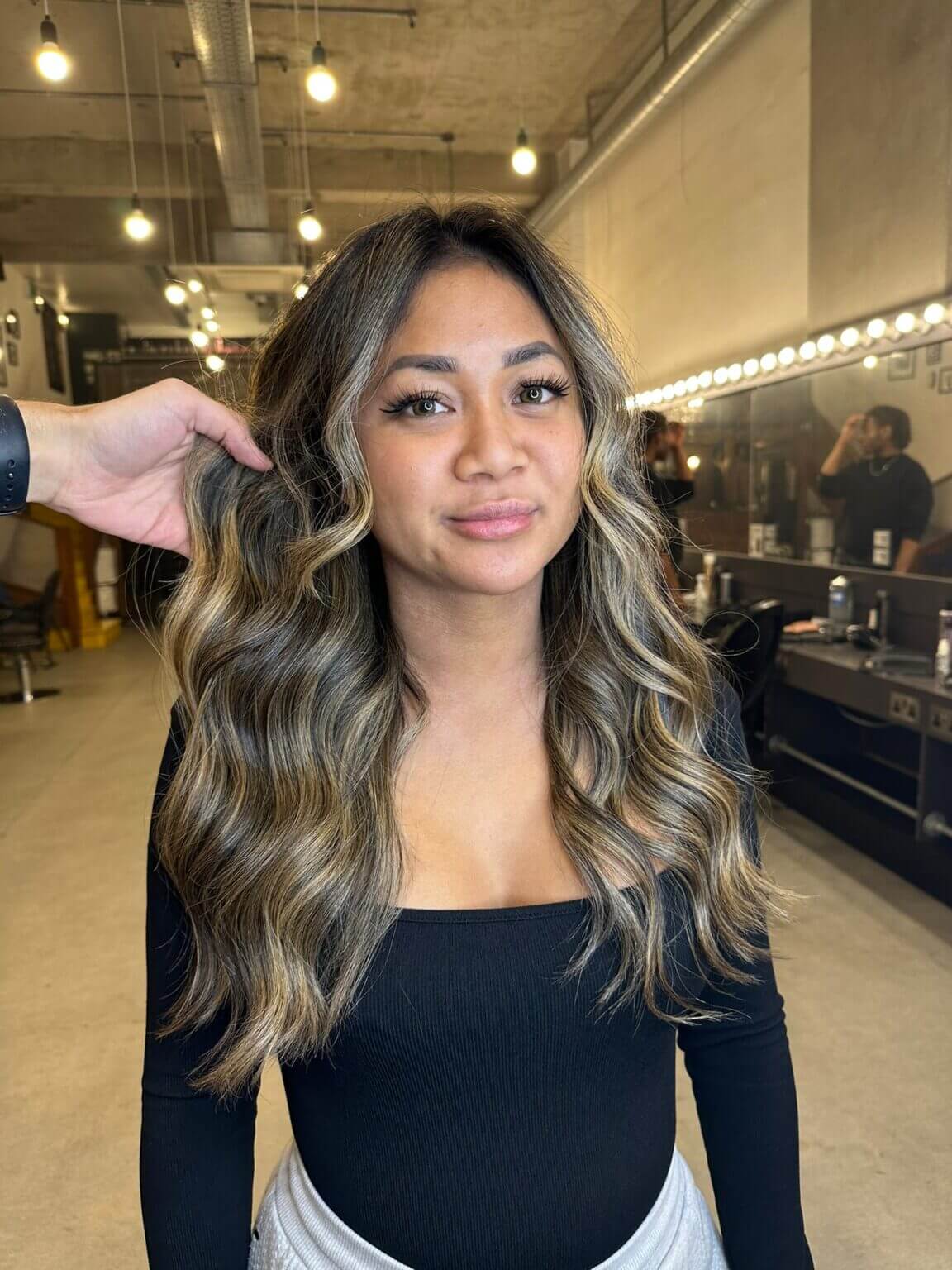 Cool Mushroom Brunette Balayage