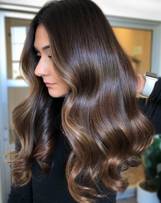 Money Piece brunette